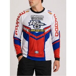No Fear Pure MX Mazda Yamaha‎ Motocross Jersey Jeremy McGrath #1 Size M